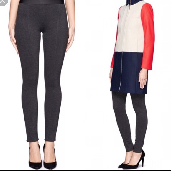 J.Crew Charcoal Pixie Ponte Pants Leggings, Charcoal, 4 - Picture 2 of 5